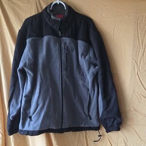 Izod Black and Gray Performance Jacket